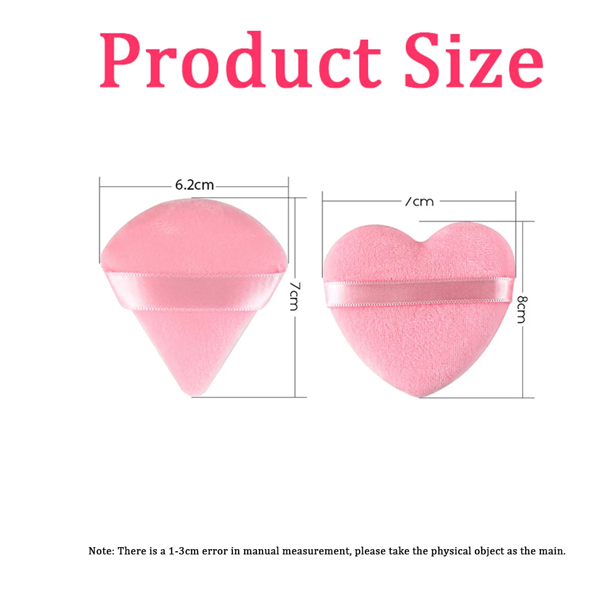 20/30 Pc:n kolmiosainen samettijauhepurkki – märkä- ja kuivakäyttömeikki Paavo säätiölle, kosmetiikalle ja kauneussekoitukselle