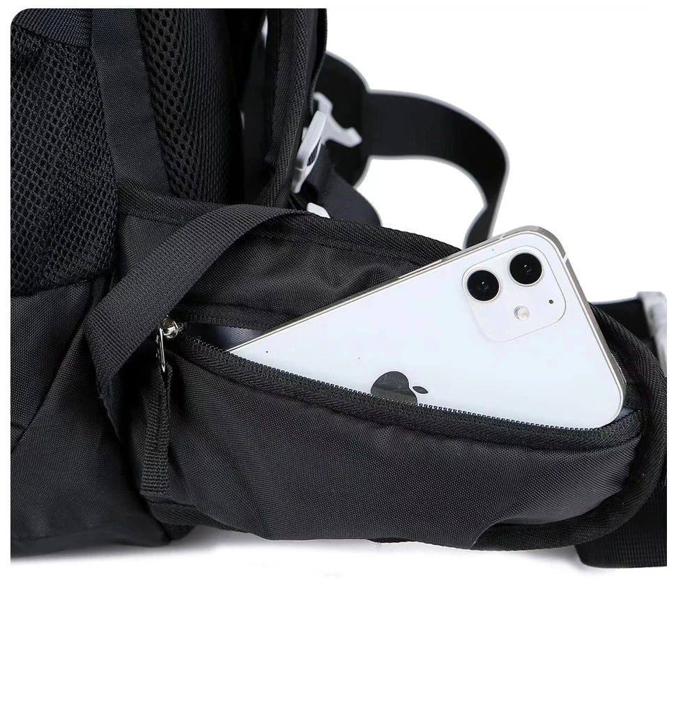 WESTTUNE 50L vedenpitävä retkeilyreppu sadesuojalla – Monitoiminen ulkoilu- ja vuorikiipeilylaukku