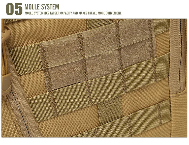40L Taktinen heijastusreppu – Military Molle Outdoor Recksack Retki, Camping, Hunting & Travel Bag