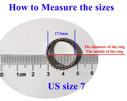 0,1ct 3mm D VVS Moissanite Full Eternity Band Ring – 925 Sterling Silver Engagement & Party Jewels for Women