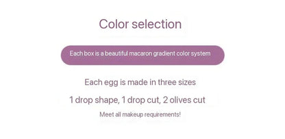 4PCS Meikki Paavo Blender Kauneusmuna Kosmeettinen Puff – Soft Foundation & Powder Spanges for Women, Professional Beauty Tools