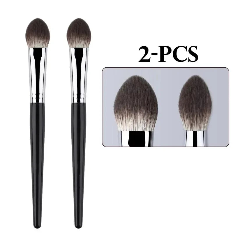 1/2PCS Peach Heart Blusher Brush – Pieni tasainen harja jauheelle, kermalle ja nestemäiselle blushille
