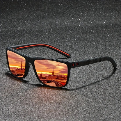 Fashion Vintage Square Polarized aurinkolasit miehille ja naisille – Designer UV400 Driving & Fishing Eyeweing