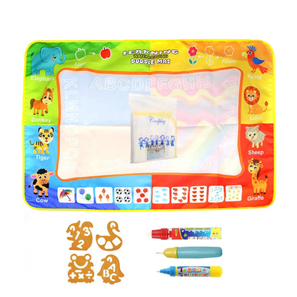 100x80CM Magic Water Drawing Mat – uudelleenkäytettävä Doodle Board Montessori Educational Lelu lapsille