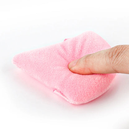 SPIDISHANGPIN Triangle Velvet Powder Puff – Uudelleenkäytettävä kasvokosmetiikkakeitto, Mini Cotton Meikki Puff Foundationille, Eyeshadowille ja Kauneustyökaluille (1/2/3/6pcs)