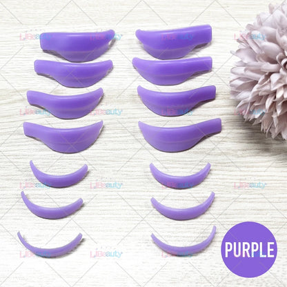 Libeauty 7 Paris Reusable Lash Lift Shield -suojatyynyt – Silicone Eyelash Curler & Curling Rautatarvikkeet, Meikkityökalu