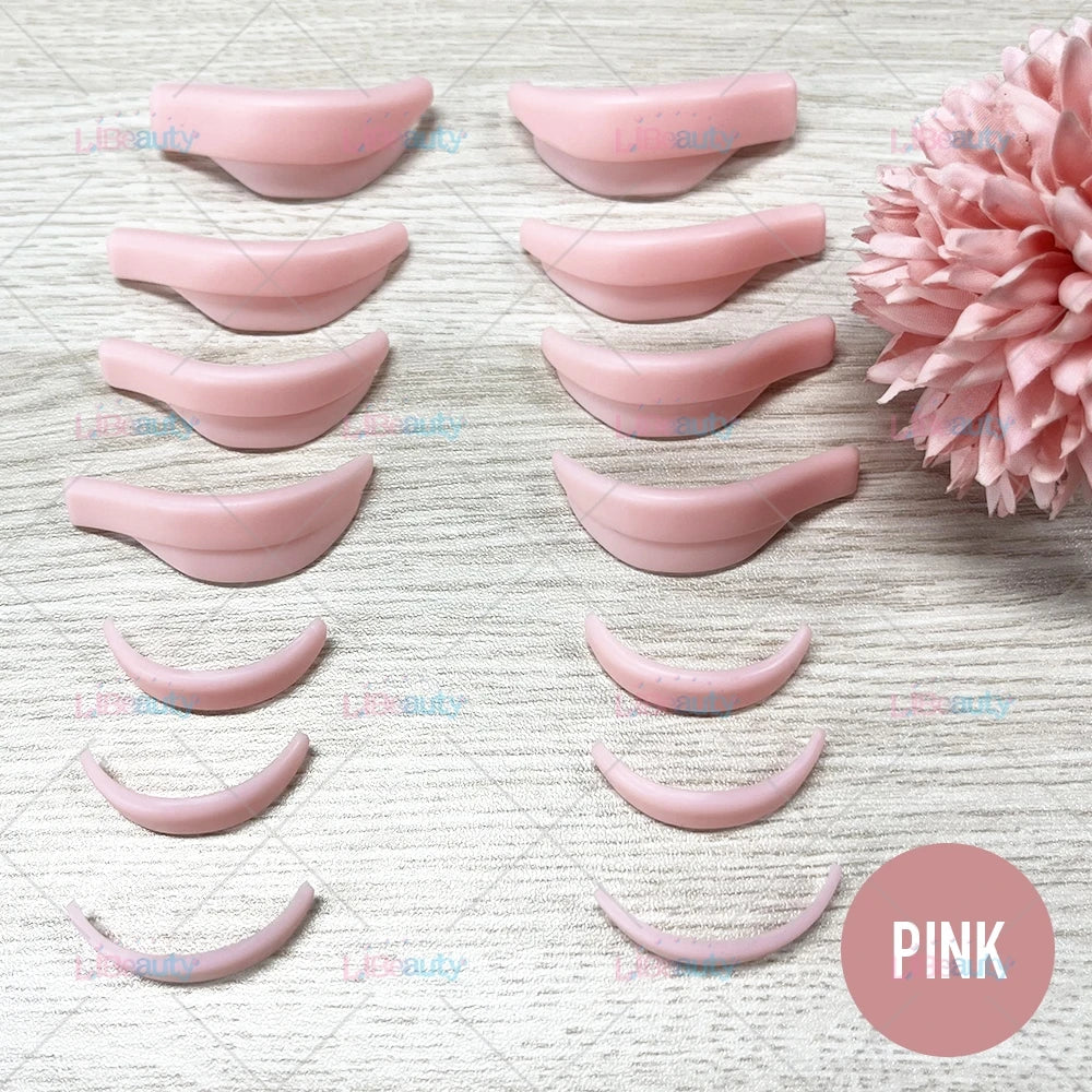 Libeauty 7 Paris Reusable Lash Lift Shield -suojatyynyt – Silicone Eyelash Curler & Curling Rautatarvikkeet, Meikkityökalu