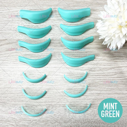 Libeauty 7 Paris Reusable Lash Lift Shield -suojatyynyt – Silicone Eyelash Curler & Curling Rautatarvikkeet, Meikkityökalu