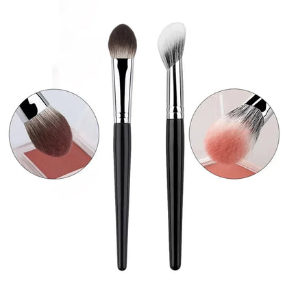 1/2PCS Peach Heart Blusher Brush – Pieni tasainen harja jauheelle, kermalle ja nestemäiselle blushille