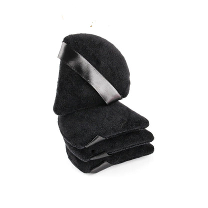 SPIDISHANGPIN Triangle Velvet Powder Puff – Uudelleenkäytettävä kasvokosmetiikkakeitto, Mini Cotton Meikki Puff Foundationille, Eyeshadowille ja Kauneustyökaluille (1/2/3/6pcs)