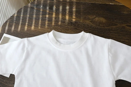 2-10Y Childrens Puhtaan puuvillan lyhythihainen pusero T-paita – Baby Boys & Girls Summer Tops