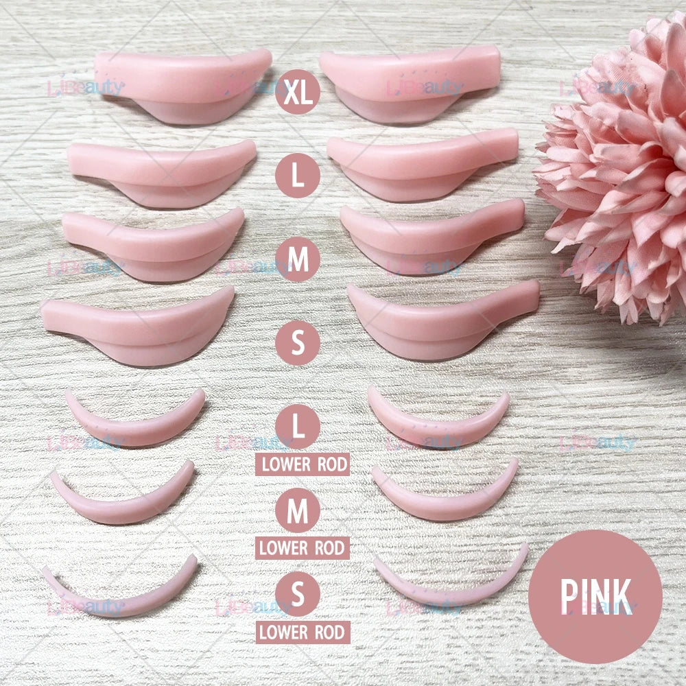 Libeauty 7 Paris Reusable Lash Lift Shield -suojatyynyt – Silicone Eyelash Curler & Curling Rautatarvikkeet, Meikkityökalu