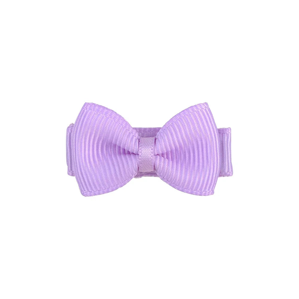 1.2 Inches Mini Hair Bows with Clip – Solid Colors Hair Grips for Kids & Baby Girl