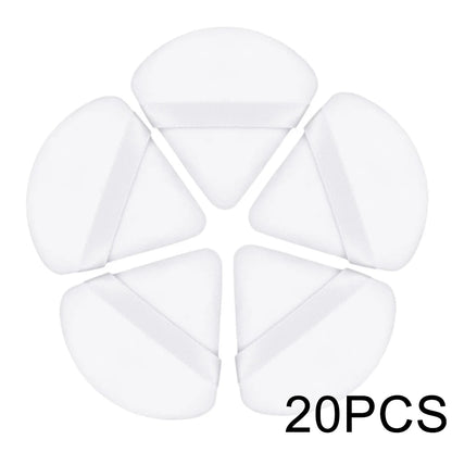 20/30 Pc:n kolmiosainen samettijauhepurkki – märkä- ja kuivakäyttömeikki Paavo säätiölle, kosmetiikalle ja kauneussekoitukselle