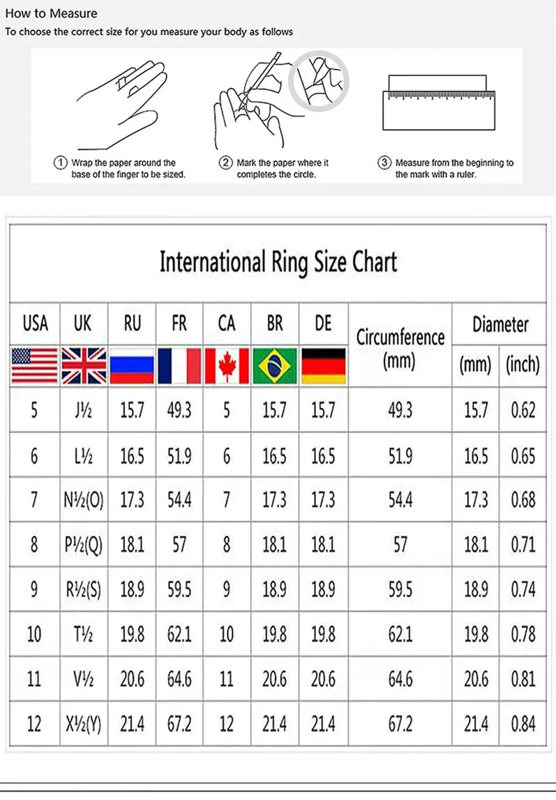 Moonso Luxury Cushion Silver Color Engagement Sormus naisille – Tyylikäs Zirkon Designer Korut Lahja R5604