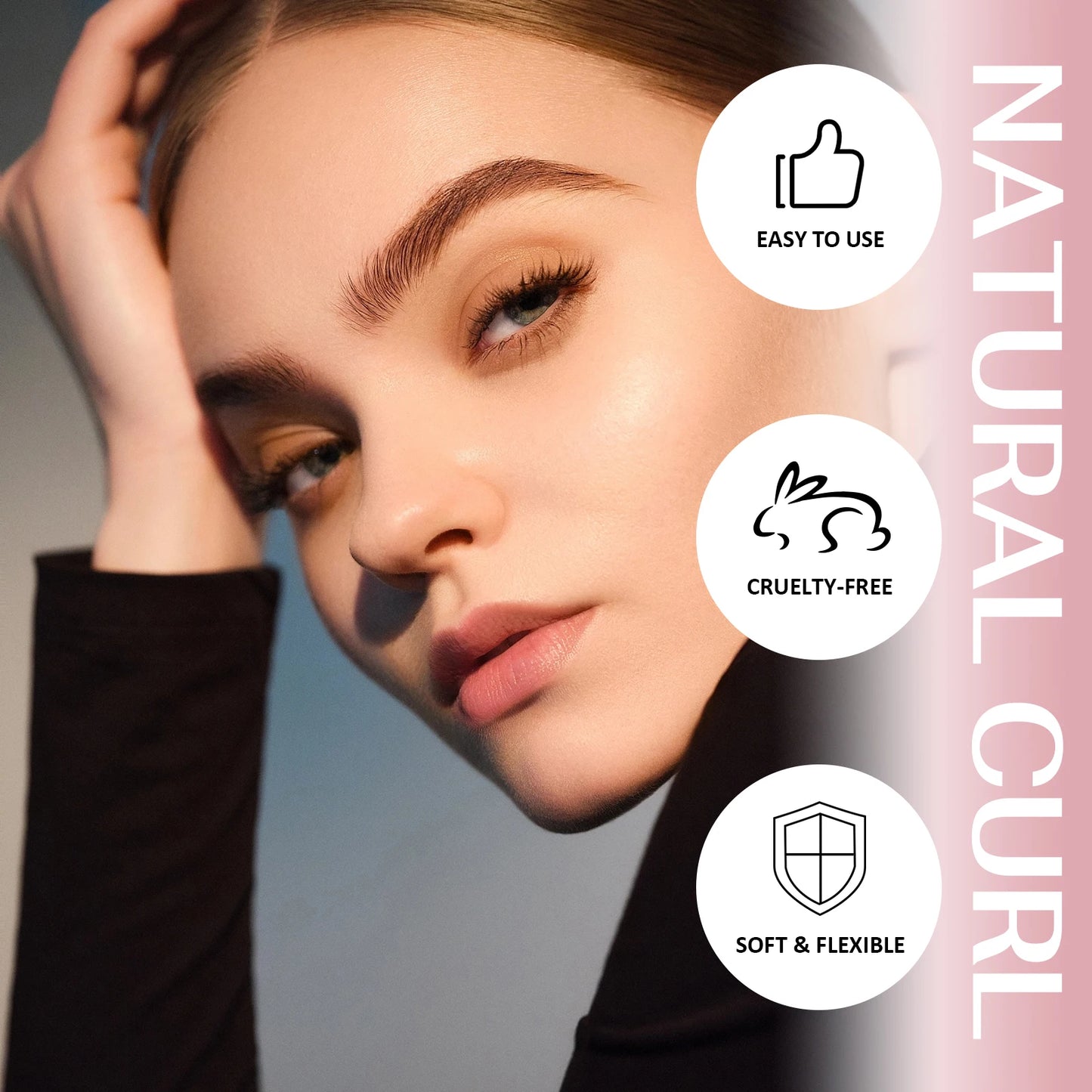 Libeauty 7 Paris Reusable Lash Lift Shield -suojatyynyt – Silicone Eyelash Curler & Curling Rautatarvikkeet, Meikkityökalu