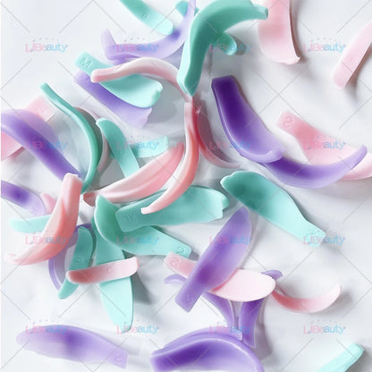 Libeauty 7 Paris Reusable Lash Lift Shield -suojatyynyt – Silicone Eyelash Curler & Curling Rautatarvikkeet, Meikkityökalu